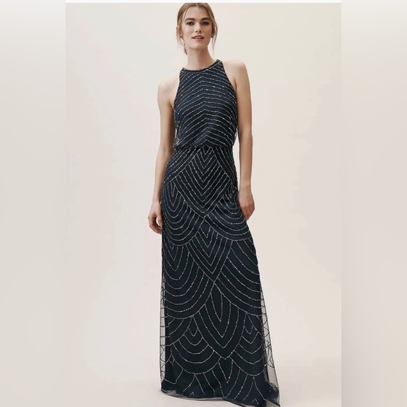 New BHLDN Adrianna Papell Madigan Dress Size 6 MSRP: $199 B16 - Picture 1 of 12